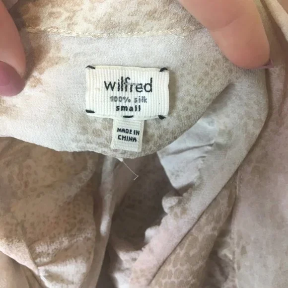 Wilfred Silk Blouse Watercolor Honey Comb SM 322 - Picture 7 of 7